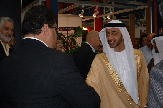 Abu Dhabi Crown Prince Ahmad Bin Zaid & C.E.O Mr. Sfeir
