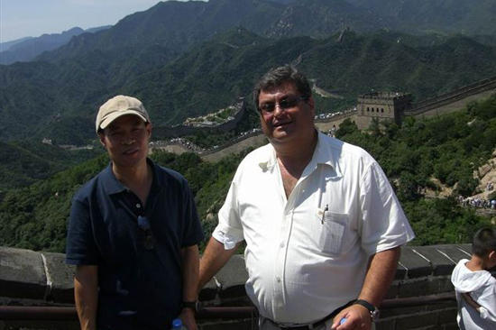Dr. Frank & Mr. Sfeir At Great Wall