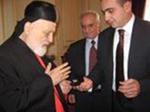 The Blood of Christ Ring presented to Cardinal Boutros Sfeir on Christmas eve 2009