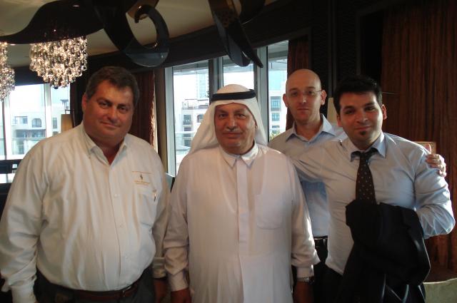 George M. Sfeir, ENGT C.E.O., Mohammed Al-Share & Emirates NDB Bank Executives