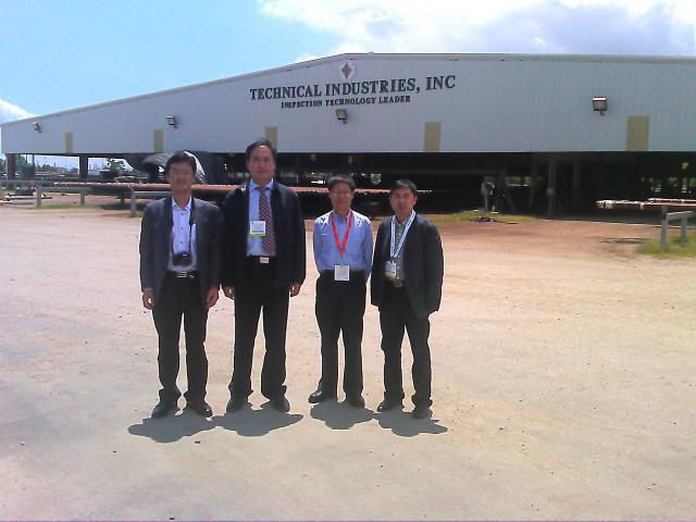 OTC 2012 Chinese Delegation.  Visit Technical Industries, Inc. Houston TX