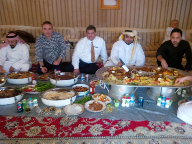 Lunch with Sheikh Jassem